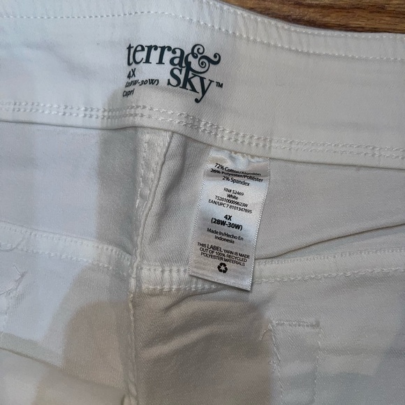 Terra & Sky tummy control comfort waist capri. NWT - Picture 3 of 4